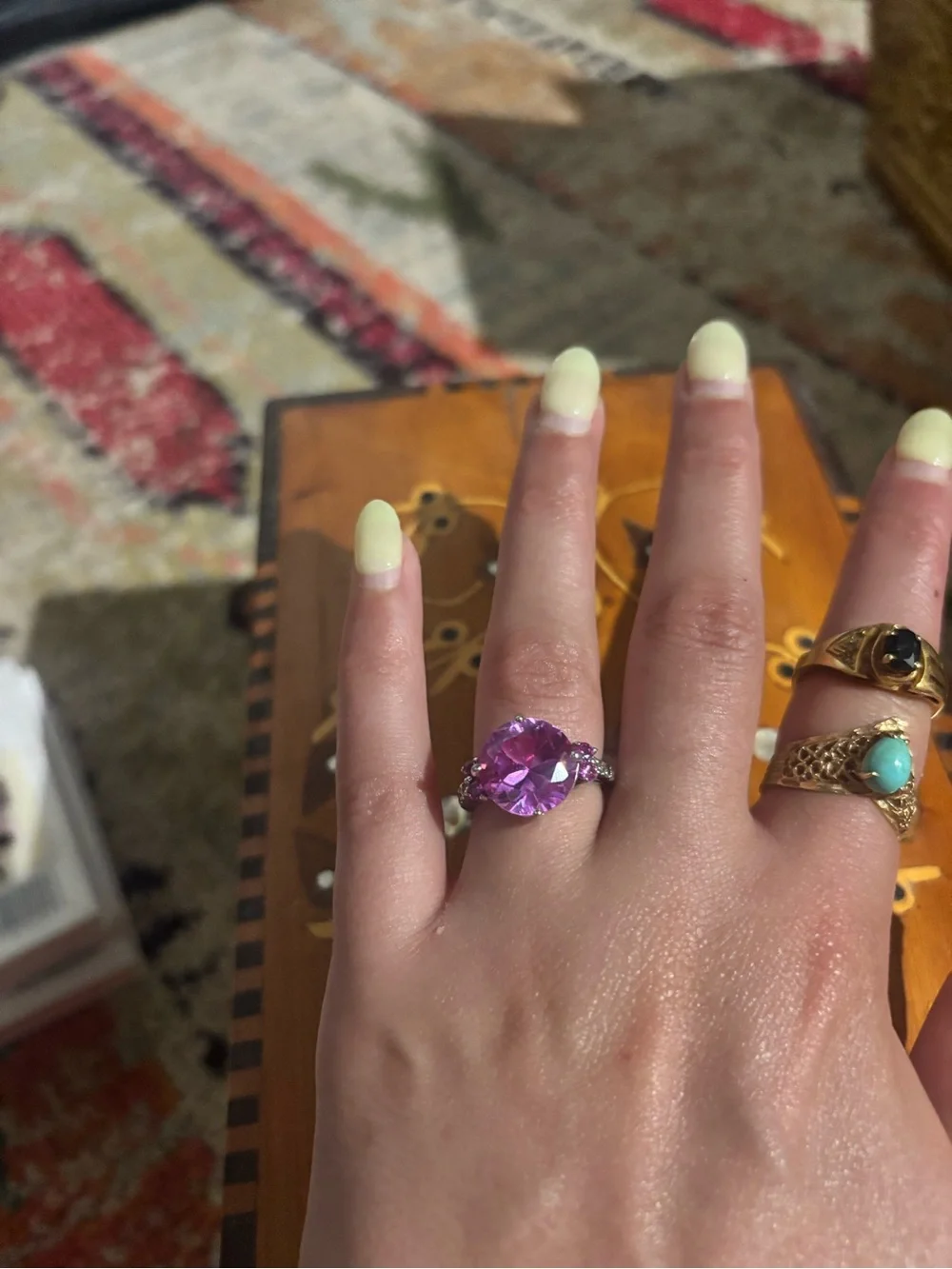 Vintage striking pink
